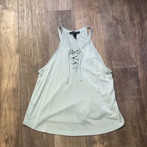Forever 21 Light Blue Racer Back Tank Top